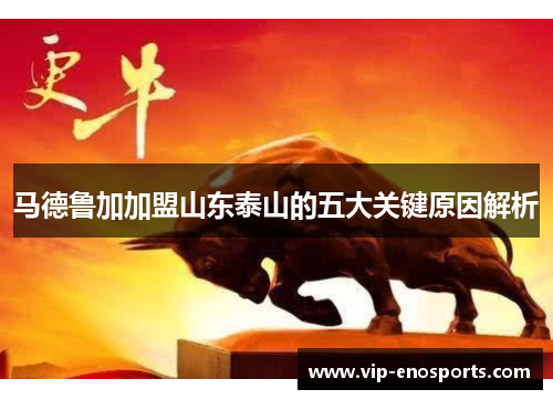 马德鲁加加盟山东泰山的五大关键原因解析