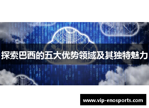 探索巴西的五大优势领域及其独特魅力